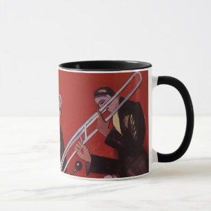 Tasse Musique Vintage, groupe de jazz musical Art Déco e