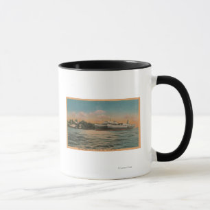 Tasse Muskegon, MI - vue de tondeuse de Milwaukee