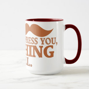 Tasse Mustache impressionnante - choisir style, couleur