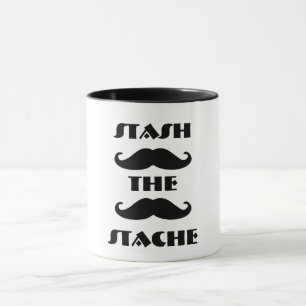 Tasse Mustache vintage citation drôle