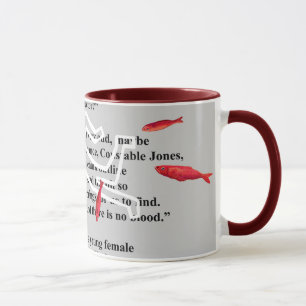 Tasse mystère du crime des harengs rouges