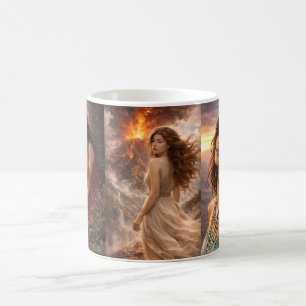Tasse Mystik Woman (design 3 côtés) 