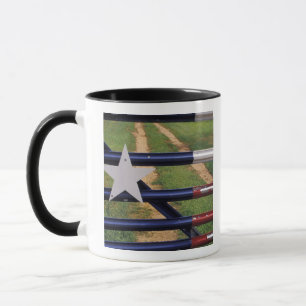 Tasse N.A., Etats-Unis, le Texas, lac Buchanan, drapeau