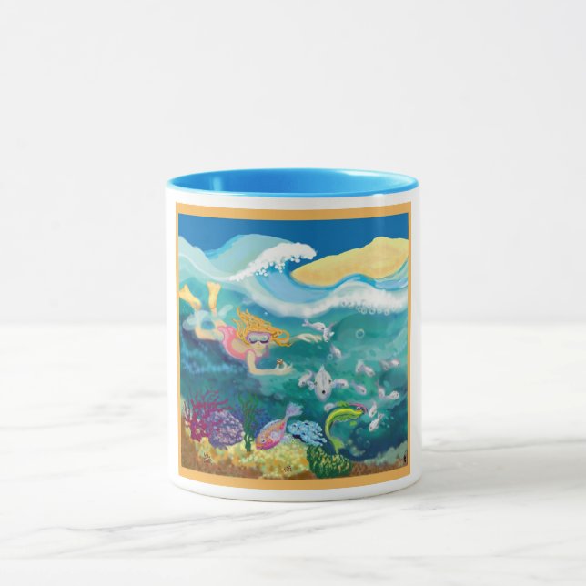 Tasse Nage de vacances (Centre)
