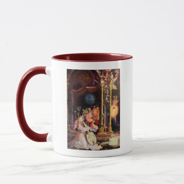 TASSE NATIVITÉ AVEC ANGELS - MAGIE DE NOËL (Gauche)