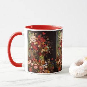 Tasse Nature morte : fleurs dans un vase, par Vincent va