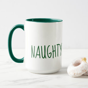 Tasse Naughty mignon et Nice Noël