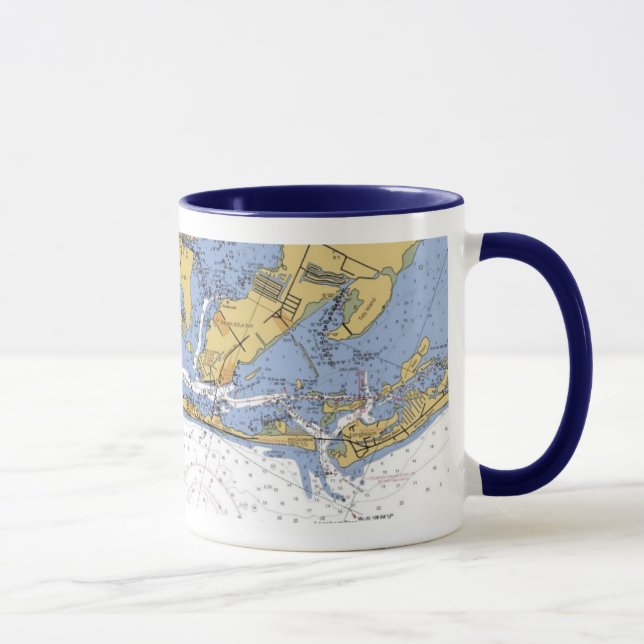 Tasse nautique de diagramme de la Floride d'île (Droite)