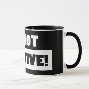 Tasse Négatif (noir)