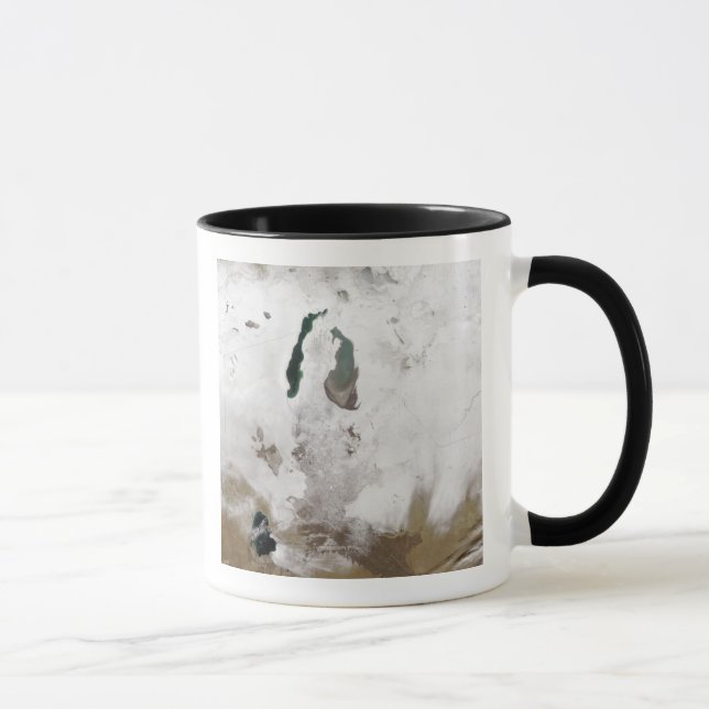 Tasse Neige autour de la mer d'Aral (Droite)