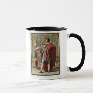 Tasse Nero, costume pour "Britannicus" par Jean Racine,