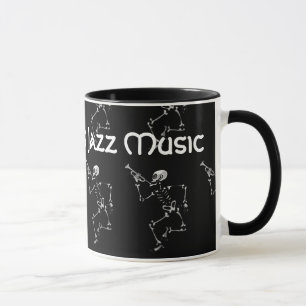 Tasse New Orleans Jazz Music 2017 Squelette