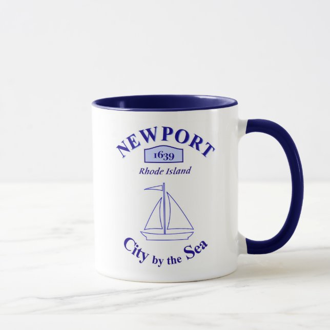 Tasse Newport, ville par la mer - (Droite)