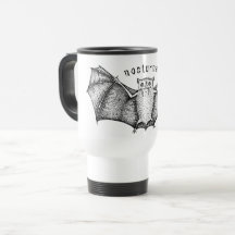 Tasse nocturne de voyage de chauve-souris mignonne