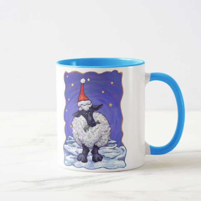 Tasse Noël de moutons (Droite)