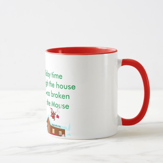 Tasse Noël d'ordinateur (Droite)