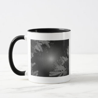 Tasse Noël Poinsettia Noir Et Gris I