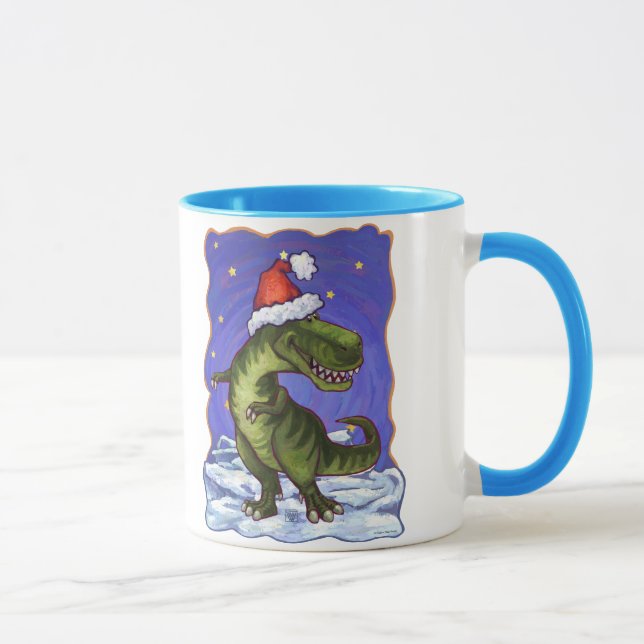 Tasse Noël Tyrannosaurus (Droite)
