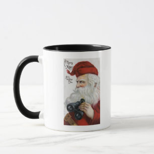 Tasse NoëlPère Noël avec jumelles