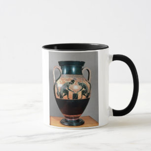 Tasse Noir-chiffre amphora dépeignant Ajax et Achille,