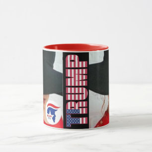 Tasse Noir fait sur commande amour de sonnerie de 15