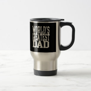 Tasse noire/blanche du plus grand papa du monde,