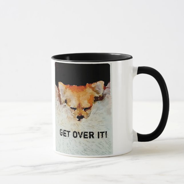 Tasse noire de la sonnerie 11oz (Droite)