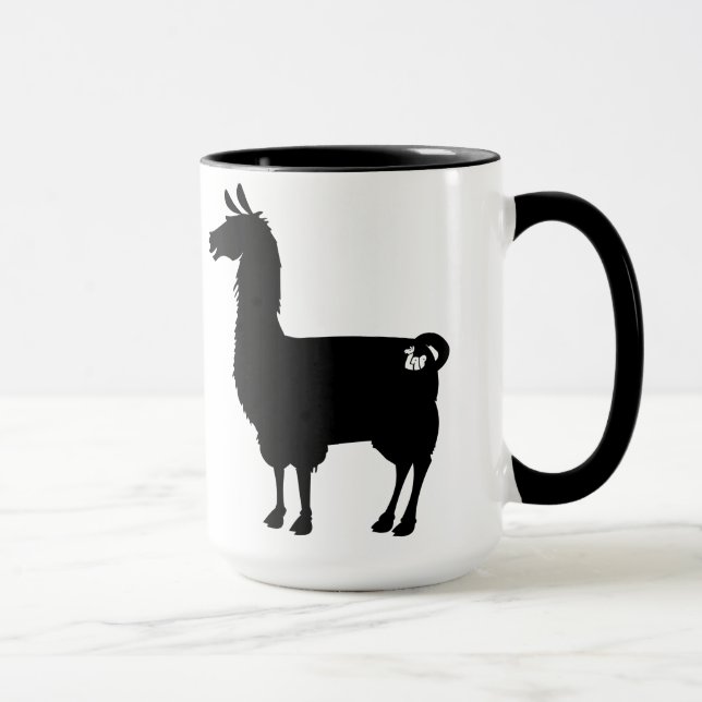 Tasse noire de lama (Droite)
