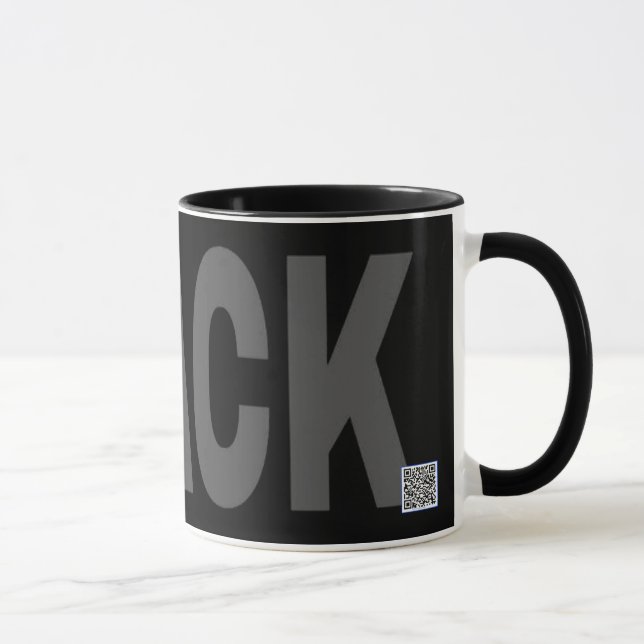 Tasse noire de Zazzle (Droite)