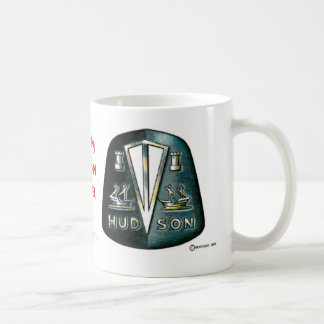 Tasse noire d'emblème du Hudson