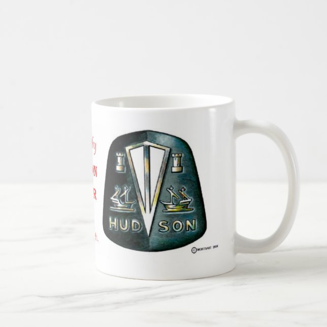 Tasse noire d'emblème du Hudson (Droite)