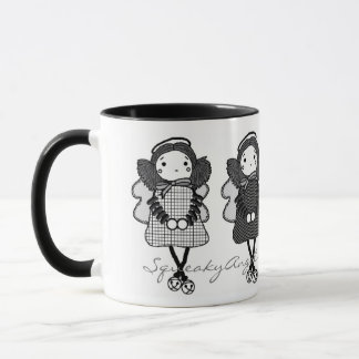 Tasse noire et blanche de SqueakyAngels