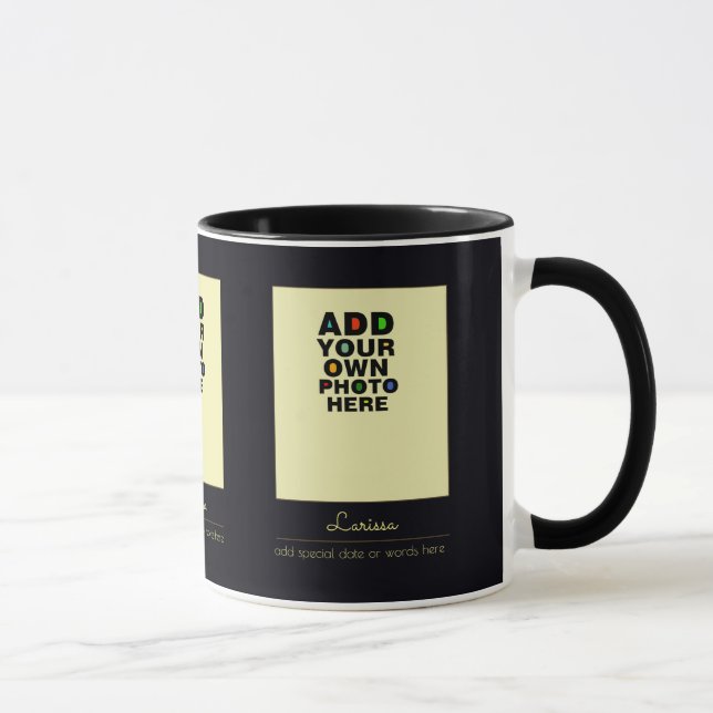 Tasse nom, date et photo (Droite)