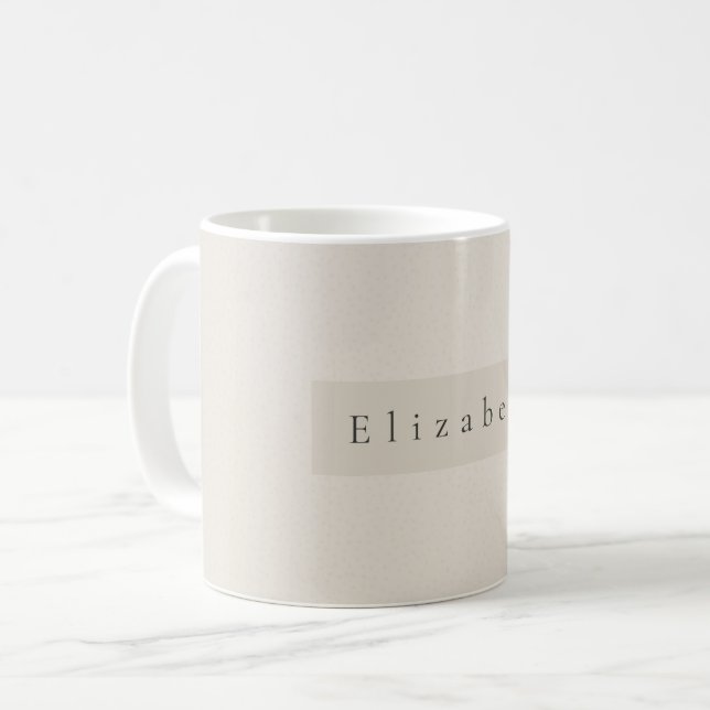 Tasse Nom Moderne  (Devant gauche)