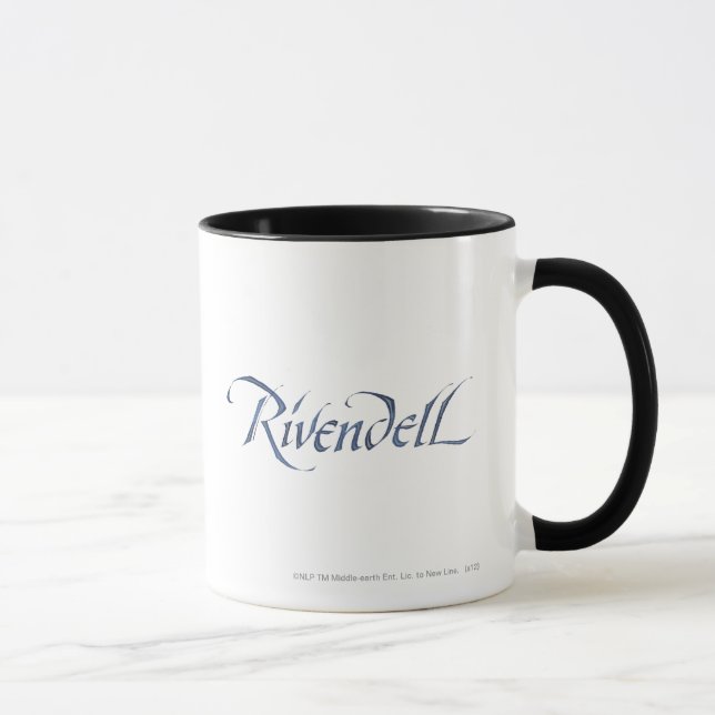 Tasse Nom Rivendell Texté (Droite)
