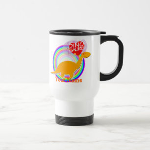 Tasse nommée de dinosaures de Diplodocus et de