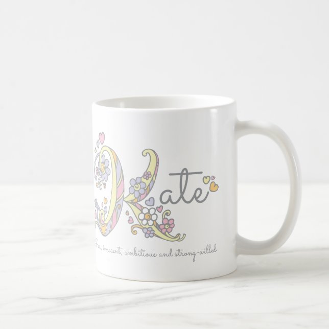 Tasse nommée de monogramme de signification de la (Droite)