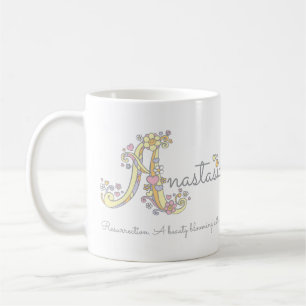 Tasse nommée décorative de signification