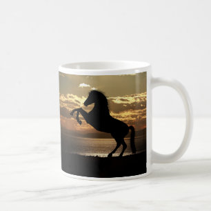 Tasse nommée faite sur commande de cheval