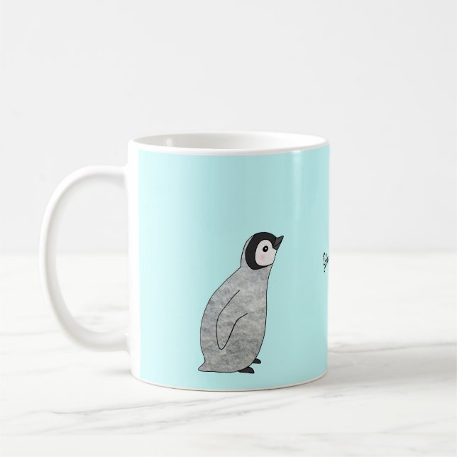 Tasse nommée personnalisable de bébé de tasse (Gauche)