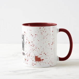 Tasse non autorisée de CSI d'éclaboussure de sang