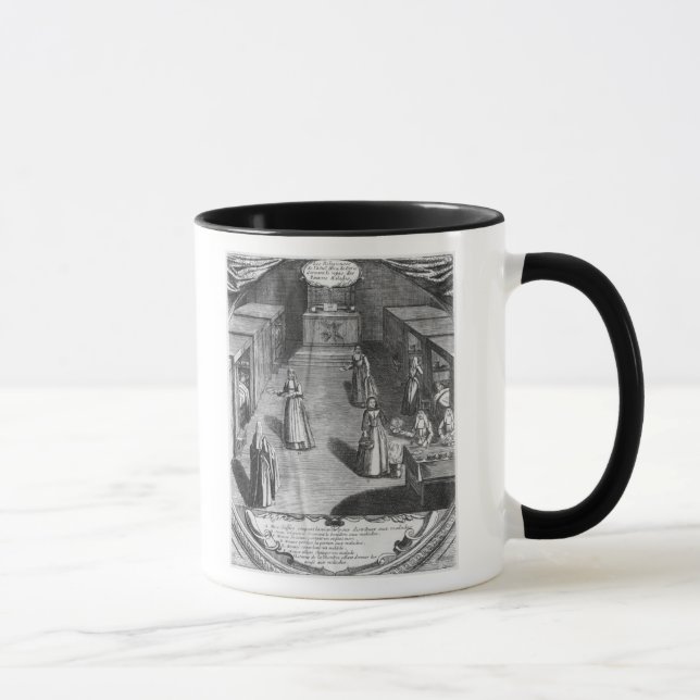 Tasse Nonnes servant la nourriture aux patients au (Droite)