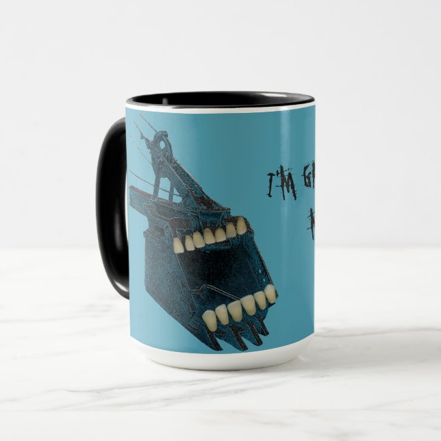 Tasse Northwest Shovel Bucket avec dents besoin de café  (Devant gauche)