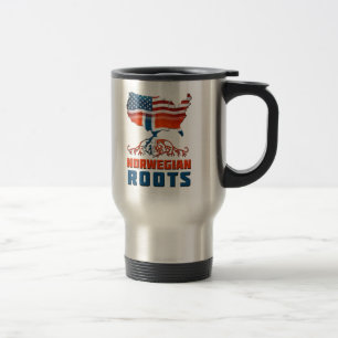 Tasse norvégienne américaine de racines