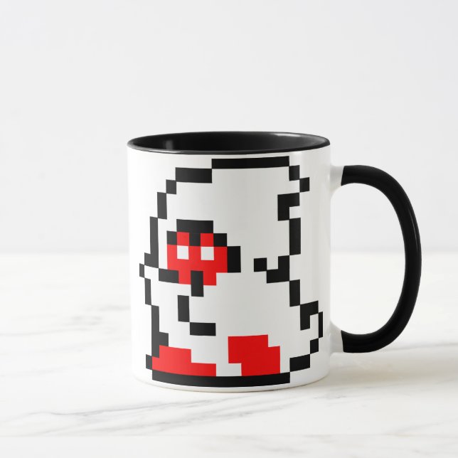 Tasse nostalgique de fantôme du pixel NES (Droite)