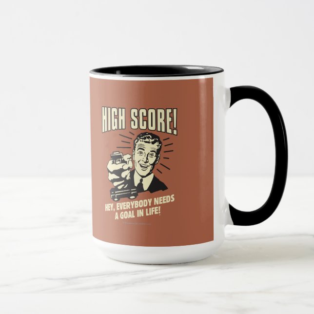 Tasse Note élevée : Tout Le Monde A Besoin D'Objectif Vi (Droite)
