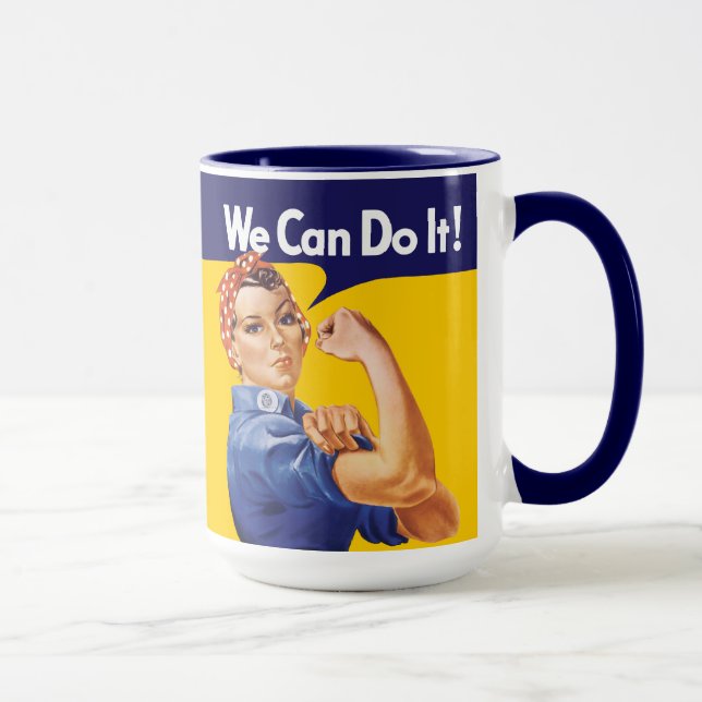 Tasse Nous pouvons le faire ! Rosie la riveteuse (Droite)