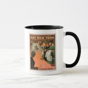 Tasse Nouvelle affiche gaie de théâtre de monsieur de