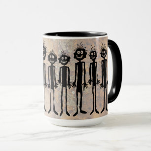 Tasse Nuit des Gigglers à pied Petroglyph