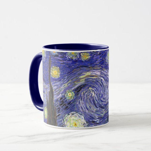 Tasse Nuit étoilée par Vincent van Gogh (Devant gauche)
